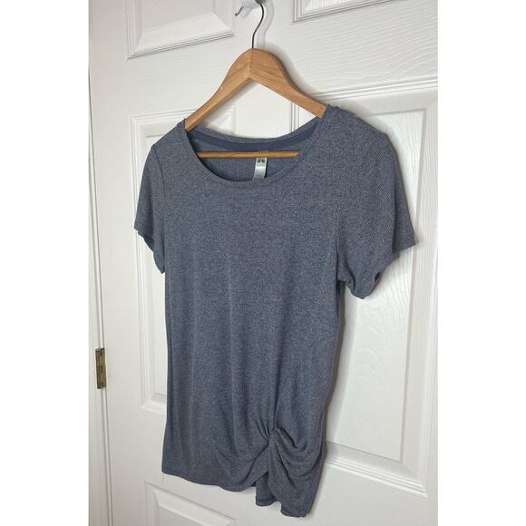 Green Tea Women's Comfortable Ribbed Short Sleeve T-Shirt Shirt Top Size Small S - Picture 2 of 7